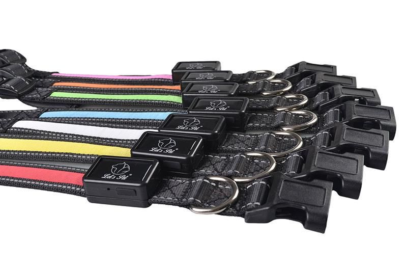 Hot Sale New LED Dog Collar USB Rechargeable for Pets