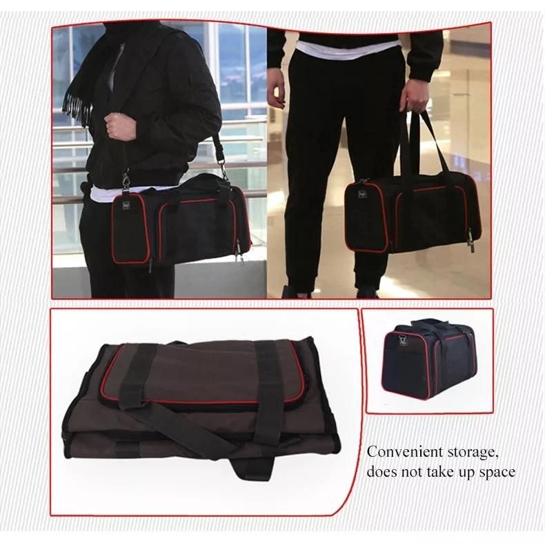 Portable Breathable Airline Approved Cat Carrier Tote Bag Expandable Cat Travel Carrier