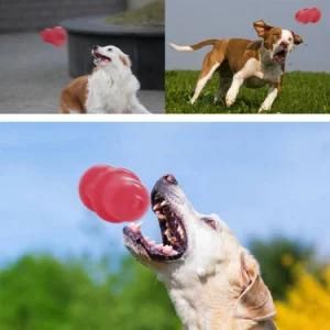 Chewable Tooth Cleaner Pet Dog Rubber Toy All Natural Eco-Friendly Dog Toys Interactive Supply for Aggessive Chewers Kong Dog Toy