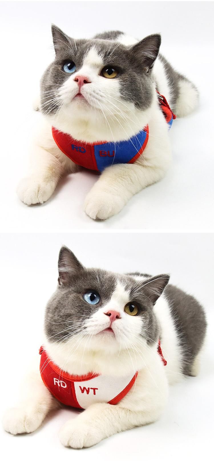 Dog Products, Faux Suede Dogs Chest Straps Color Matching Breathable Cat Straps Reflective Dog Rope