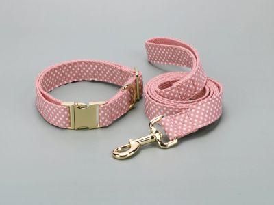 Hot Sale Luxury Dog Collar and Leash Set Wholesale Nylon Personalized Dog Collar