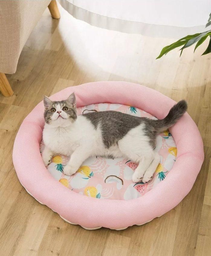 Summer Pet Deep Sleep Sweet Night Waterproof Soft Dog Cat Donut Pet Bed