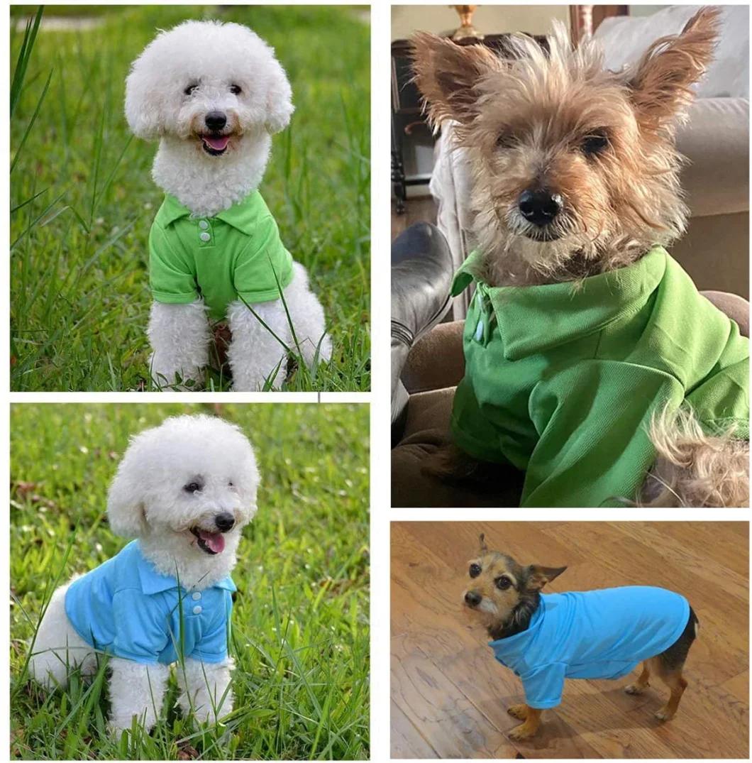 Dog T-Shirt Pet Summer Shirts Puppy Clothes for Small Medium Large Dog Cat