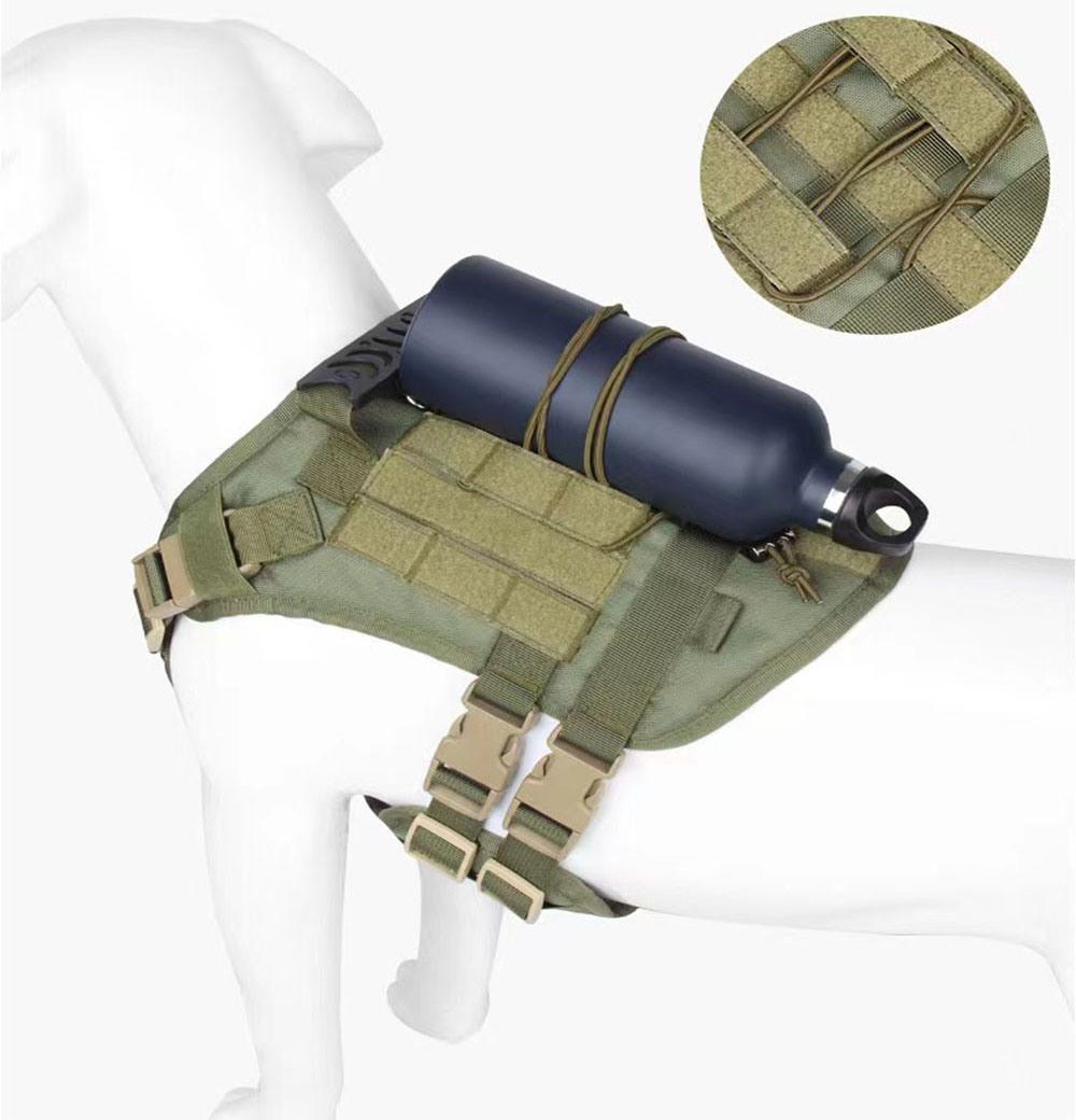 out Door Tactical Dog Harness for Hiking Training No Pull Vest Harness