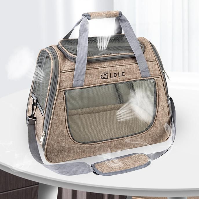 Stock Pet Dog Bag Soft Sided Airline Approved Cat Bag Carrier