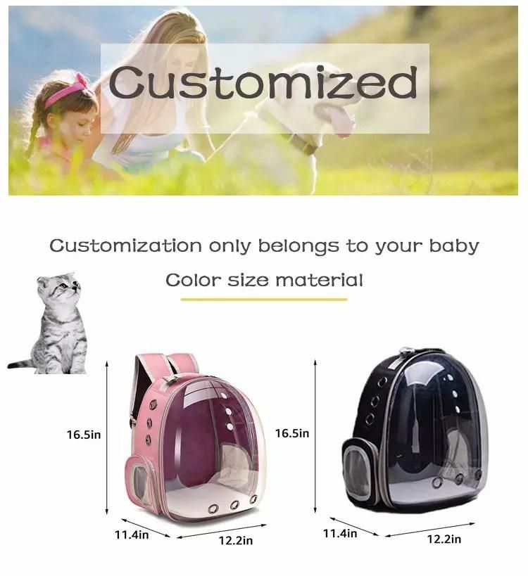 Portable Customized Plastic Cag Carrier Pet Accessories Backpack Pet Products