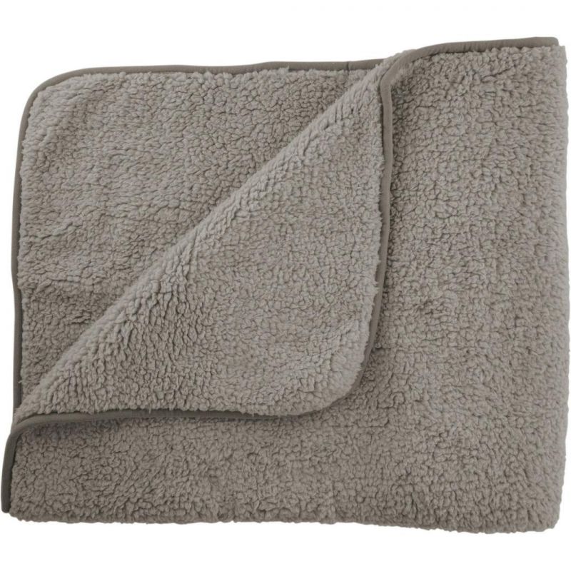 China Wholesale Double Layer/Sided Reversible Solid Sherpa Fleece Pet Blanket