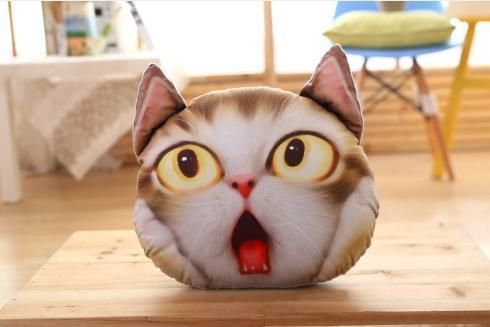 Wholesale Anime Pillow, Animal Shape 3D Printing Soft Cat Pillow