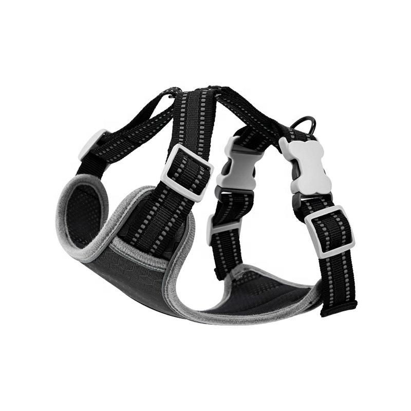 Multi Color Dog Pet Harness Breathable Night Reflective Dog Harness No Pull D Ring Waterproof with Customized Logo
