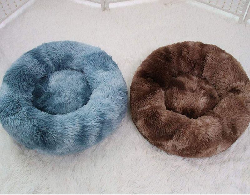 Cat Bed Dog Bed Calming Dog Bed Extra Soft Comfortable Cute Fur Bed