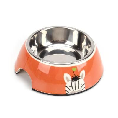 Eco-Friendly Plastic Melamine Pet Feeding Bowl Dog Bowl Stainless