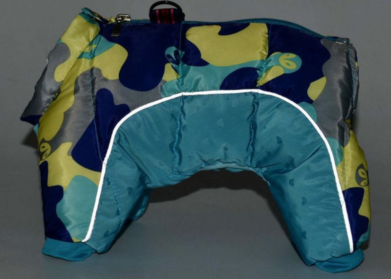 Pet Camouflage Winter Coat Fleece Large Dog Clothes Jacket Jumpsuit