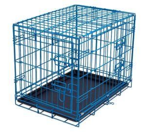 Wholesale Black Metal Pet Dog Crate Durable Outdoor Large Folding Pet Dog Cage