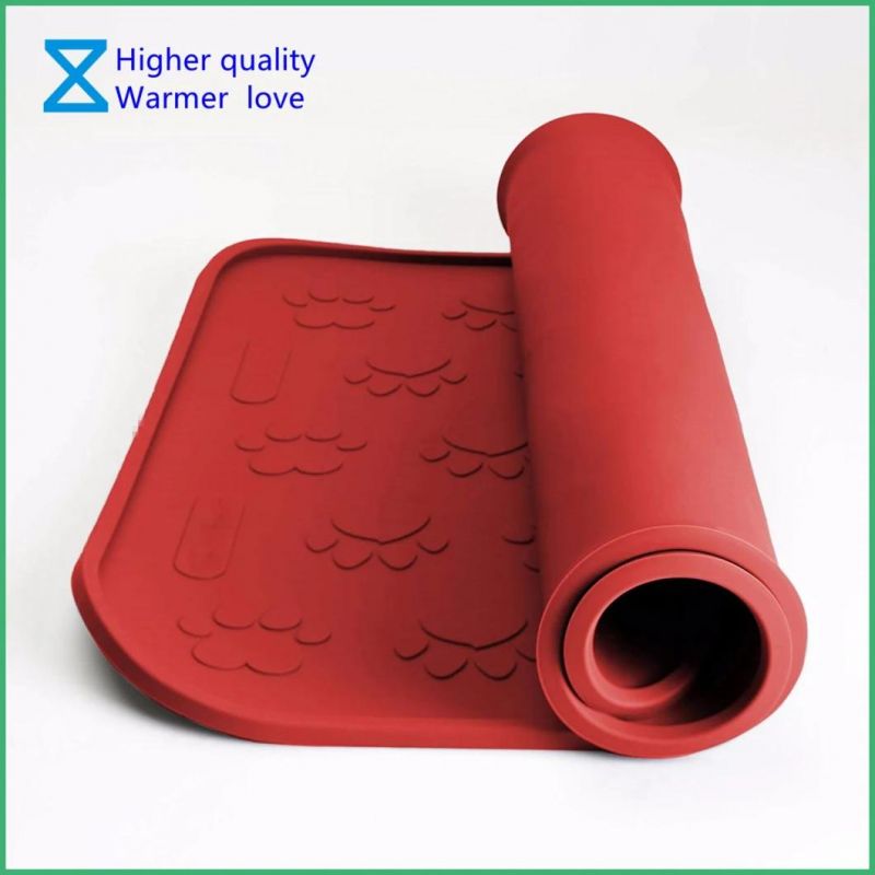 China Factory Hot-Selling High Quality 100% Silicone Pet Feeding Mats for Dog Cats with Eco-Friendly Materials