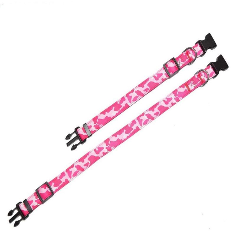 Durable Nylon Dog Collar with Customized Pattern for Walking The Dog and Training