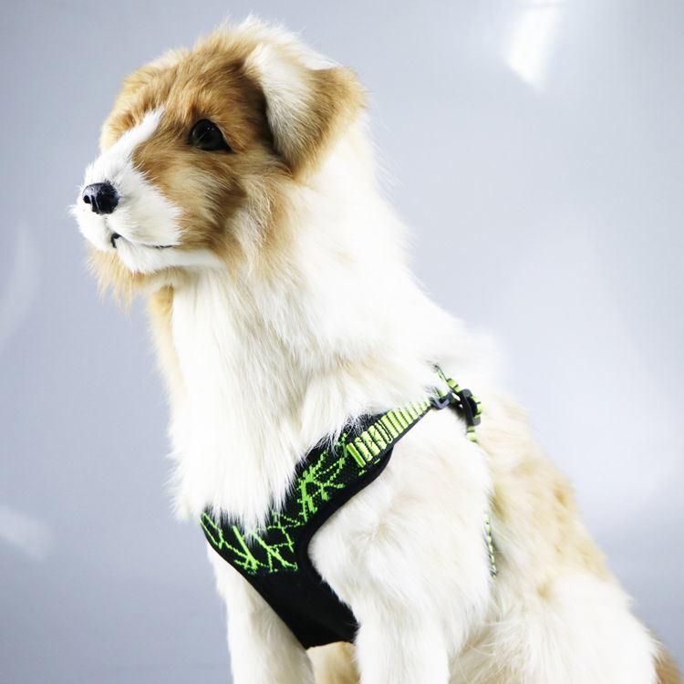 Neoprene Pet Harness Vest, Anti-Lost Personalized Reflective Custom Soft Safety Dog Harness/