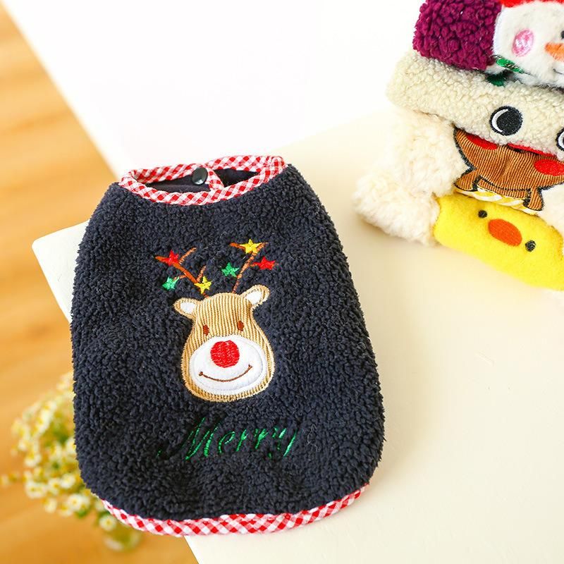 Dog Christmas Clothes Pets Clothing Puppy Clothes