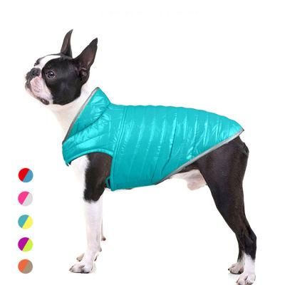 Pet Clothes Light Down Double-Sided Cotton-Coloured