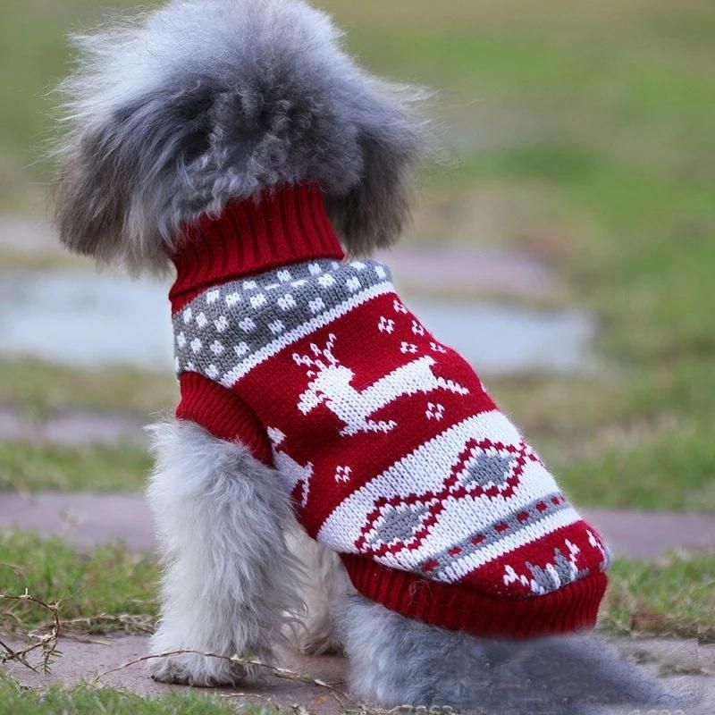 New Winter Small Medium Dogs Cats Clothes Warm Pet Sweater