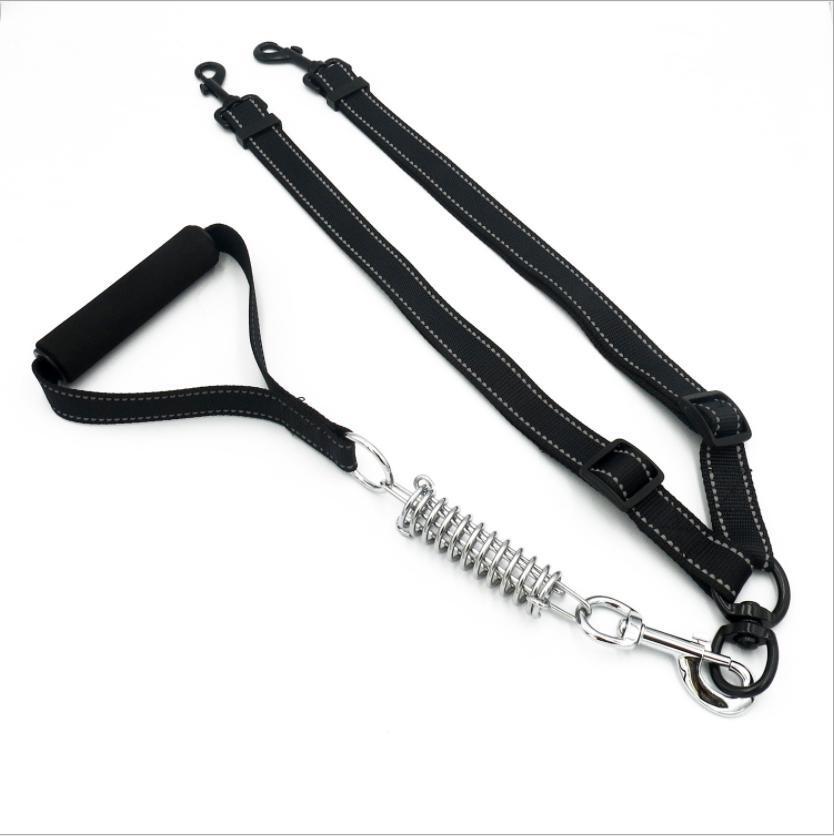Hot Sale Durable Reflective Double Dog Leash for Two Dogs
