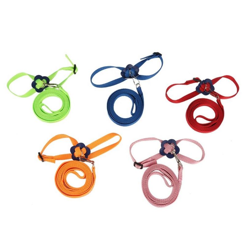 Adjustable Pet Leash Turtle Hamster, Lizard, Rabbit Outdoor Training Soft Belt Anti-Bite Leash