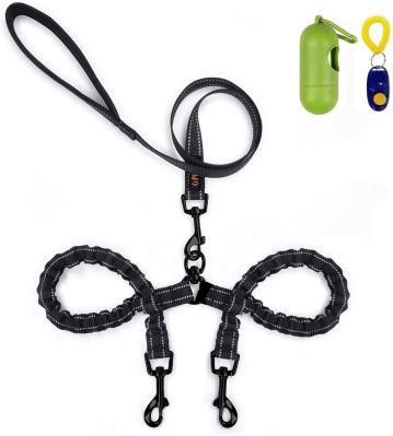 Double Dog Leash Swivel No Tangle Double Dog Walking &amp; Training Leash