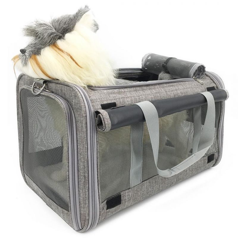 Comfortable Large Space Portable Breathable Outdoor Travel Bag Pet Car Carrier