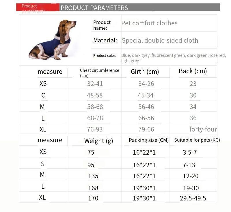 Pet Clothing Wholesale Anxiety Warm Jacket Vest Four Seasons Big Dog Comfort Clothes