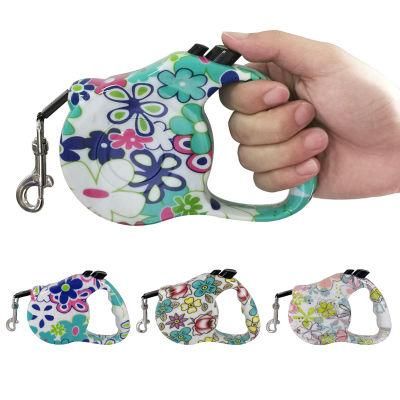 Hot Selling Plastic Nylon Rope Small Dog Pet Automatic Portable Safe Dog Leash