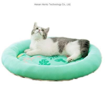 Summer Pet Deep Sleep Sweet Night Waterproof Soft Dog Cat Donut Pet Bed