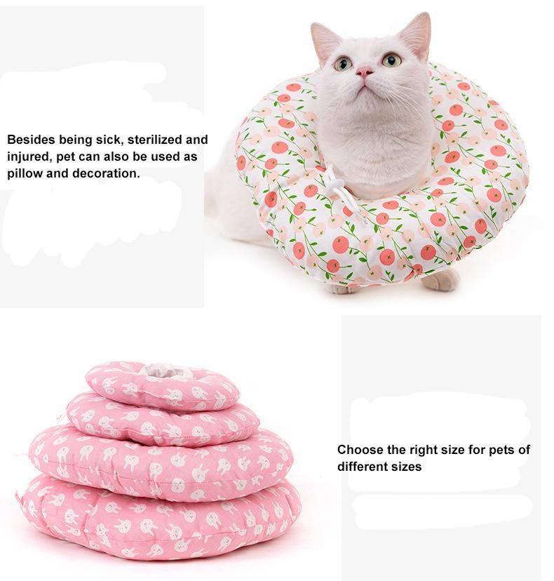 Pet Neck Cone Recovery, Collar Anti-Bite Anti-Lick Surgery Wound Healing Protective Pet Cats Elizabethan Collar