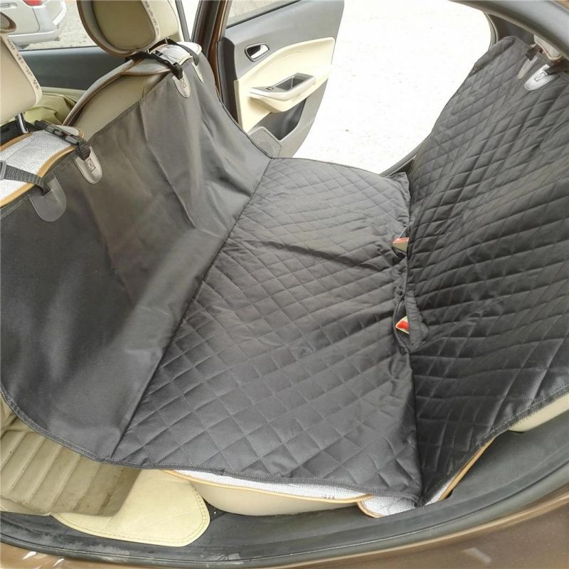 Luxury 600d Oxford Inner Ppcotton Back Anti-Slip Pad Dog Seat Car Cover Water Repellent Easy Clearn Seat Protection Dog Blanket Universal Pet Cover