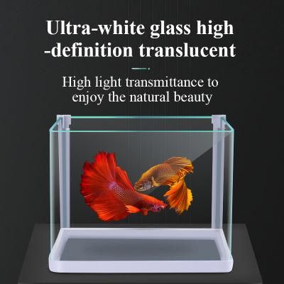 Yee China Wholesale Mini Aquarium Desktop Decoration Glass Fish Tank