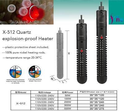 Aquarium Submersible Heater 500W for Fish Tank