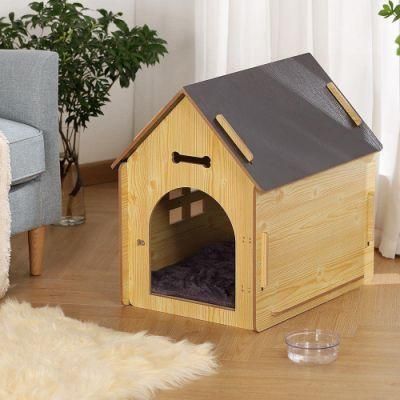 Wooden Dog Houses Breathable Cat Pet Cage