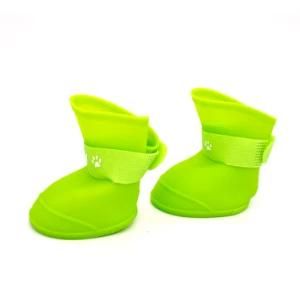2021 PVC Waterproof Pet Shoes Anti-Slip Pet Boots