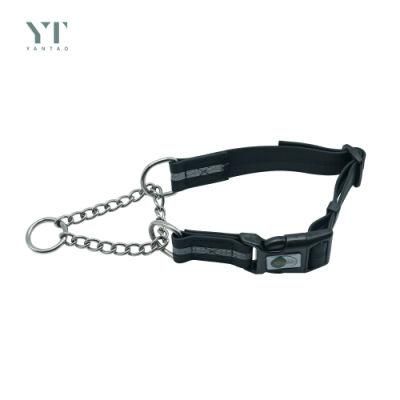 Custom Training Adjustable Half Chain Martingale Collars PVC Martingale Chain Dog Collars