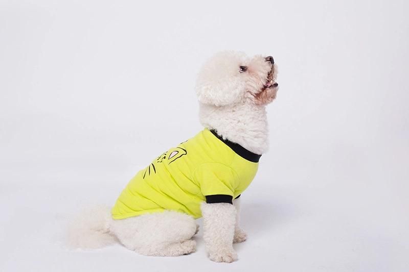 Manufacturer Supplies New Summer Pet Dog T-Shirt Teddy Bear Schnauzer Thin Small Medium-Sized Dog Clothes