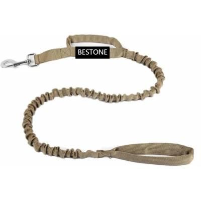 Durable Nylon Webbing Bungee Dog Leash with Safety Comfort Metal Buckle with Handle Easy Control and Shockproof
