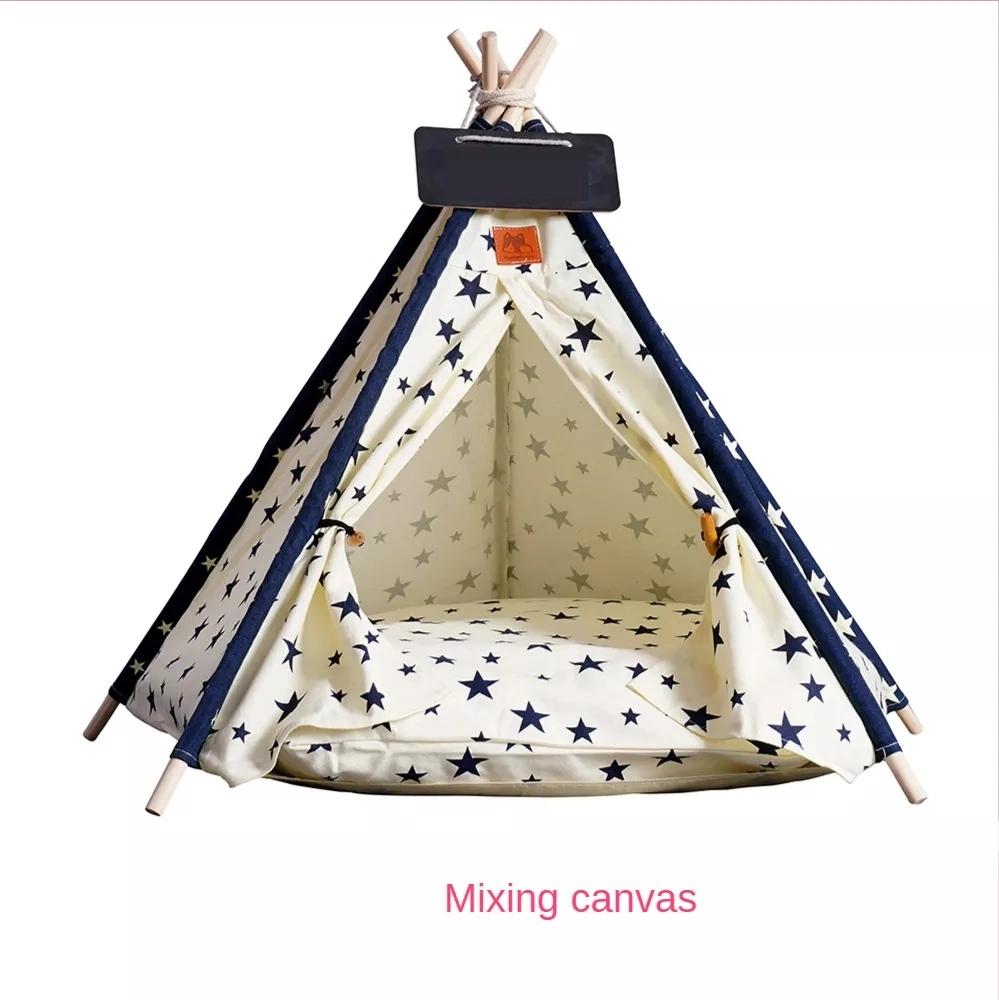 High Quality Portable Cat Tent Four Seasons Multi-Color Dog Cat Pet Tent