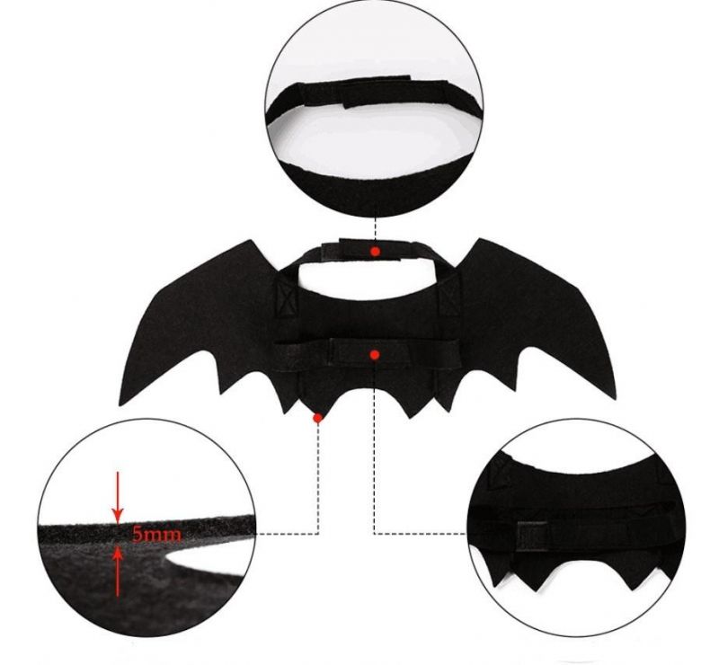 Big Dogs Ropa Halloween Costume Cosplay Clothes Pet Bat Wing Clothes