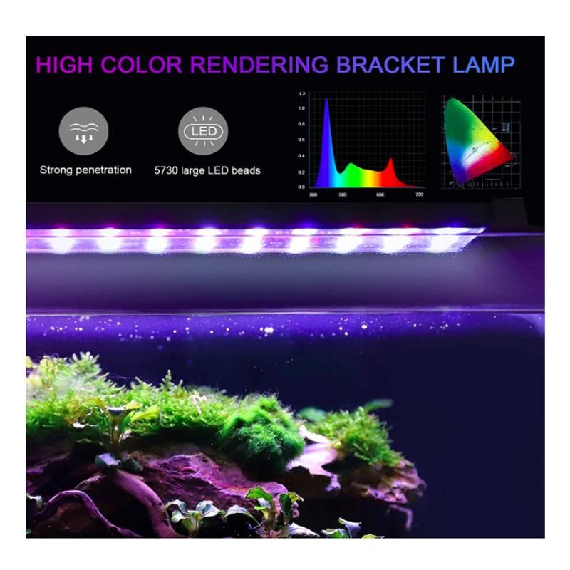 Movable Bracket LED Light Fixture with Brightness Adjustable 60cm
