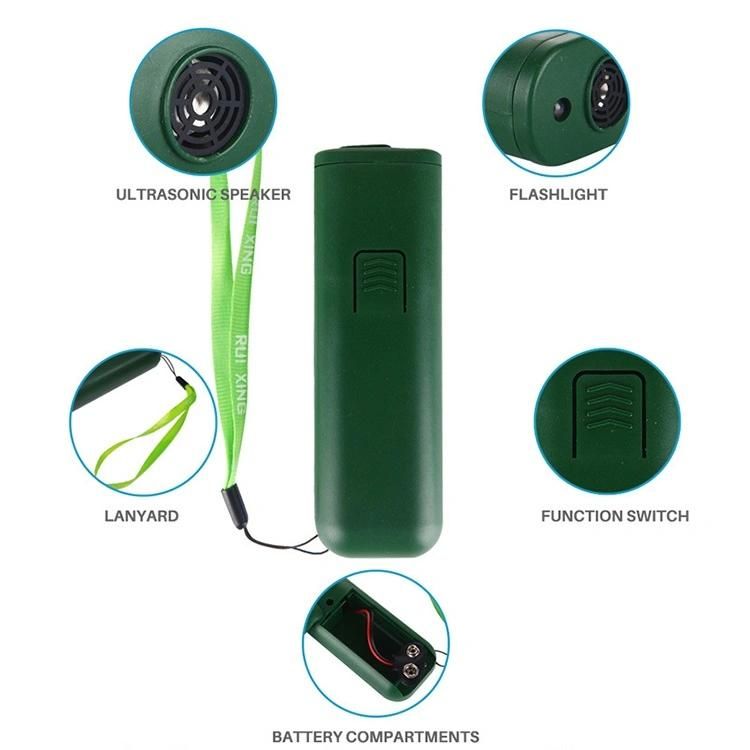 Gonjimini Best Selling Portable High Power Ultrasonic Sonic Pet Dog Repeller Dog Trainer Ultrasonic Dog Repeller