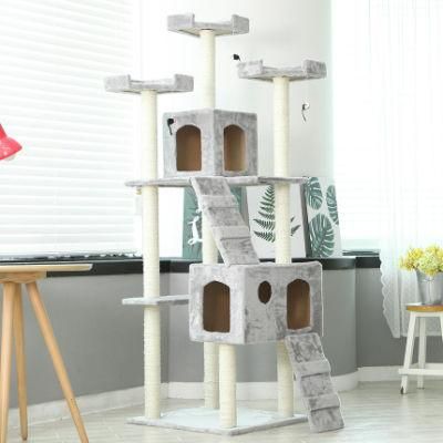 Multi Level Cat Tree Scratcher Activity Centre Scratching Post Sisal Cat Trees