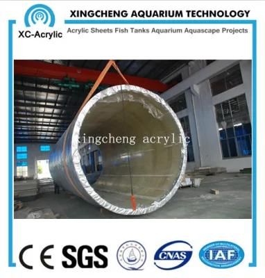Customized Transparent UV Acrylic Cylinder Aquarium of Aquarium Tank