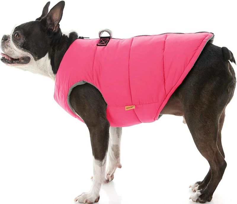Warm Small Dog Sweater with Zipper Closure
