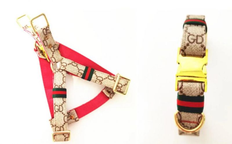 Design Quality Dog Nylon Colllars Pet Harness with Leash