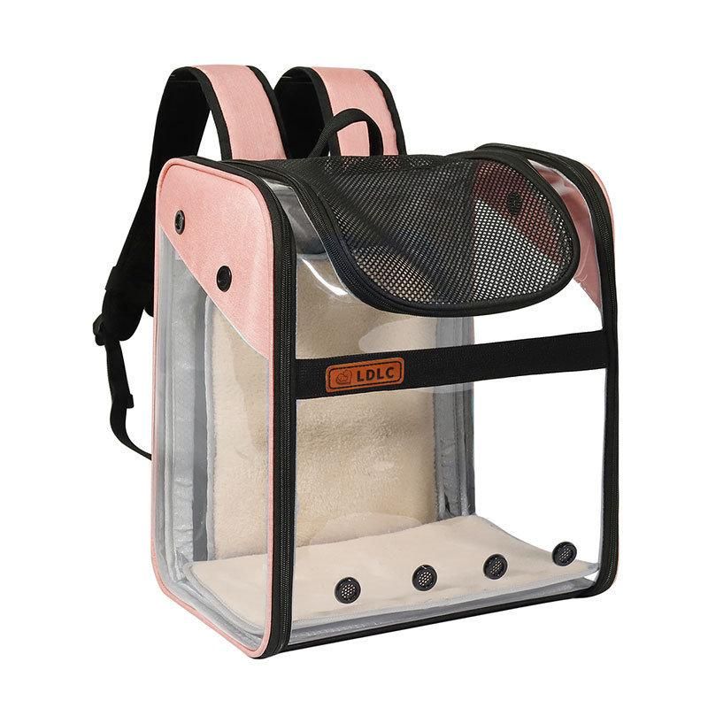 New Foldable Breathable Pet Bag Going out Carrying Bag Expandable Large Capacity Backpack