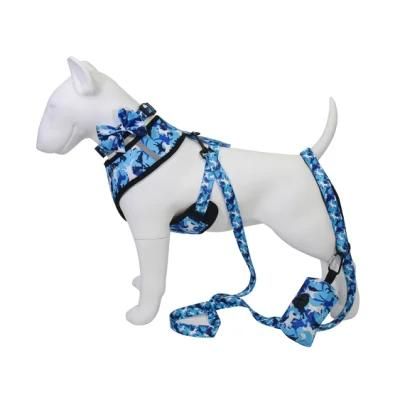 Charming Pet Set Including Dog Harness Dog Bowtie Collar Dog Leash &amp; Dog Poo Bag
