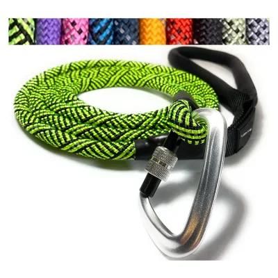 Strong Nylon Climbing Rope Dog Leash Reflective Stitching Padded Grip